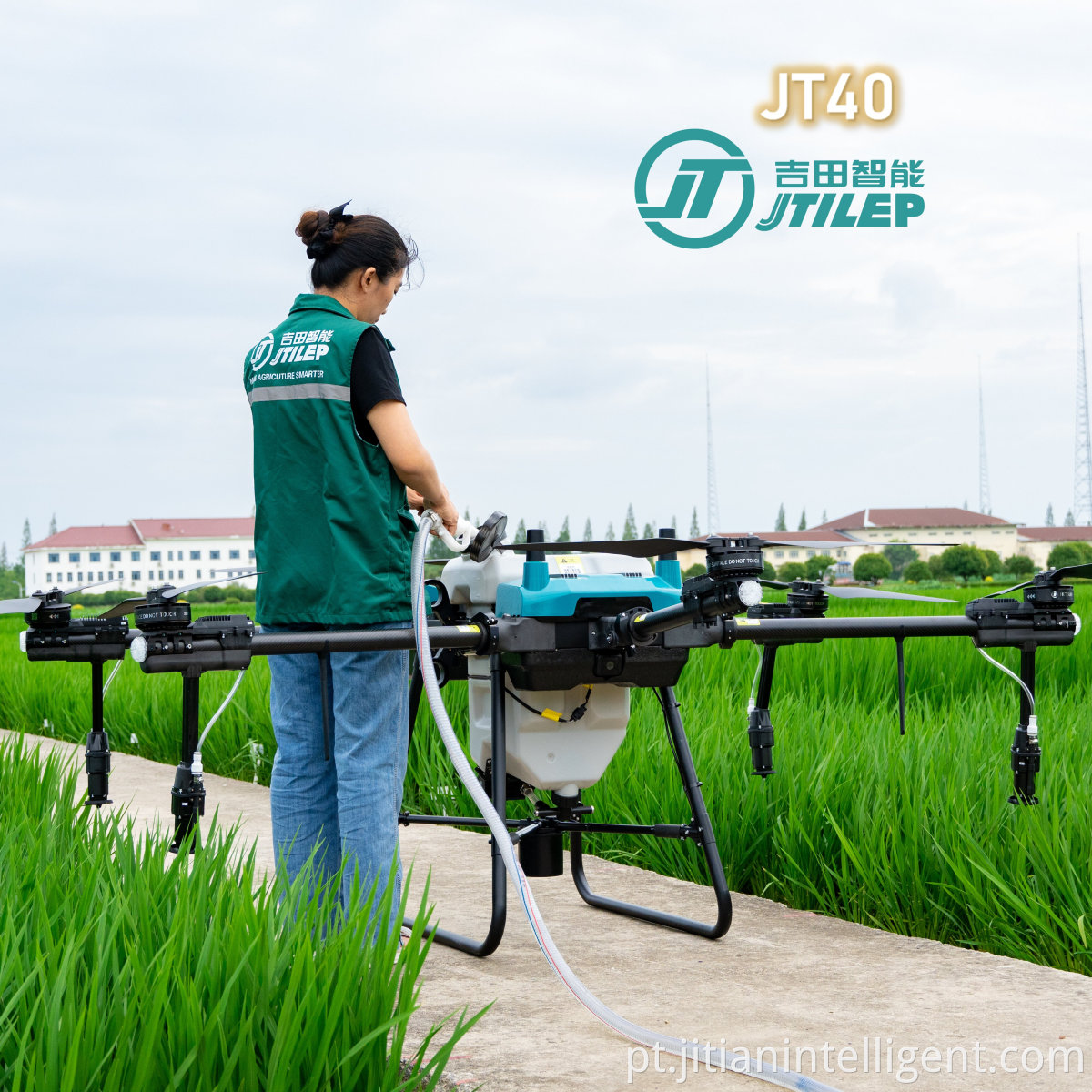  Agricultural drone pesticide spraying system